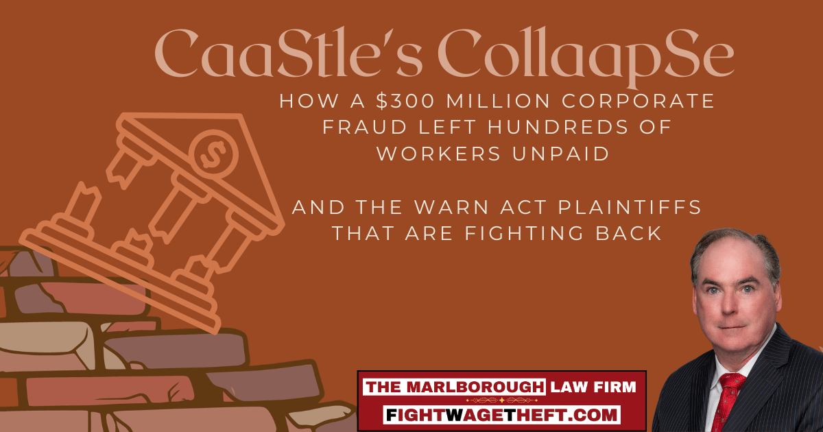 CaaStle bankruptcy WARN Act lawsuit, former employees seeking unpaid wages